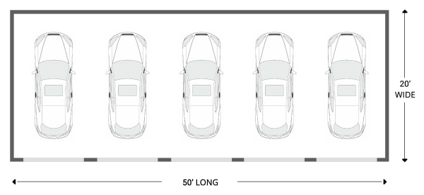 5-car garage floor plan