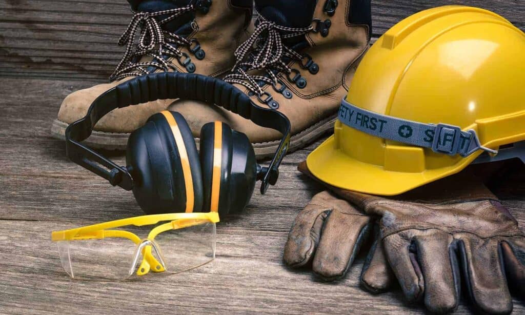 standard construction safety gear