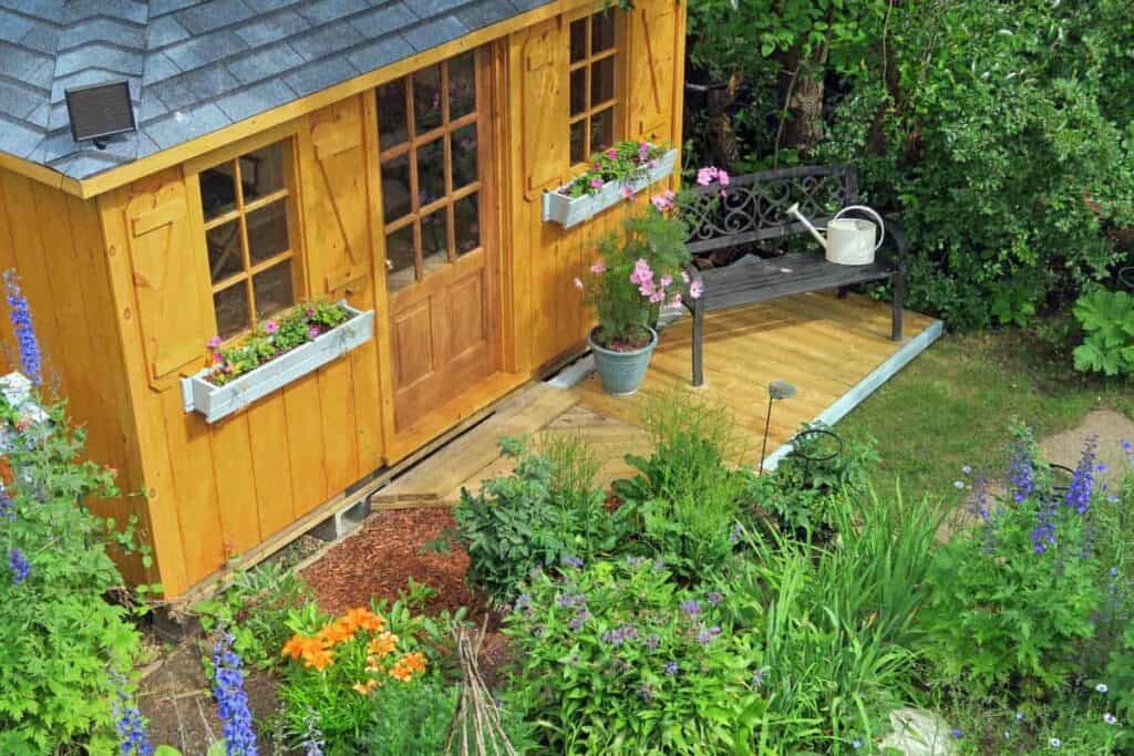 wooden shed tiny home