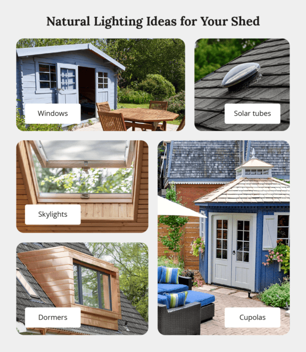 Shed Lighting Ideas 12 Artificial and Natural Lighting Solutions