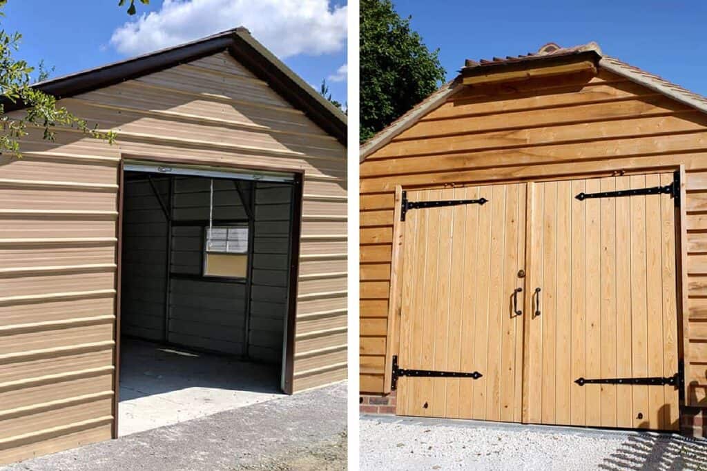Metal vs. Wood Garage: Costs, Pros, and Cons