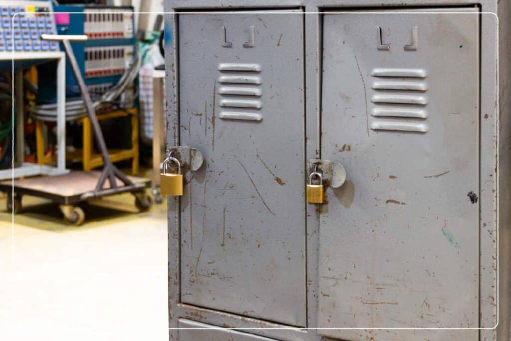 metal garage lockers for storage