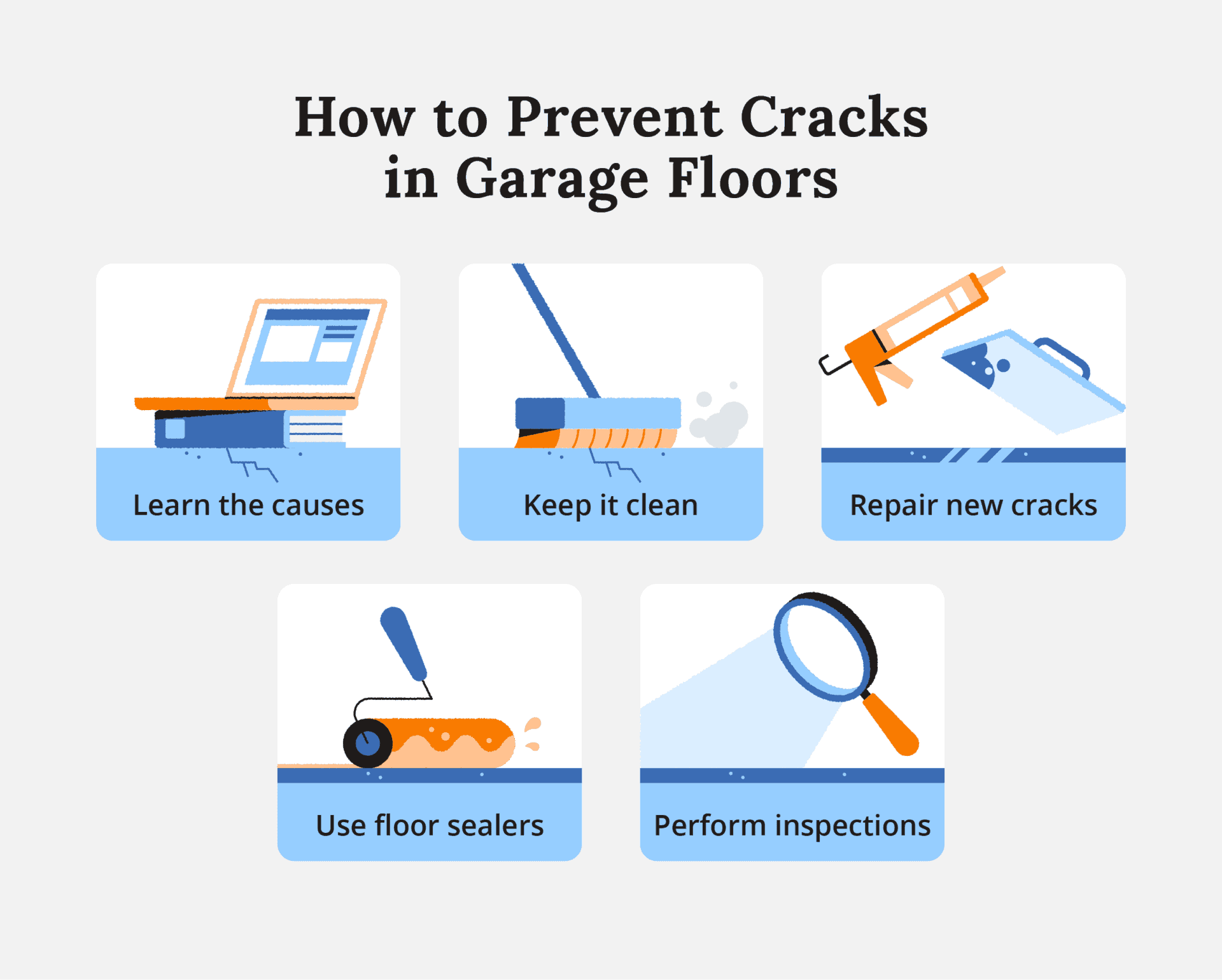 How To Fix Cracks In Your Garage Floor + Prevention Tips