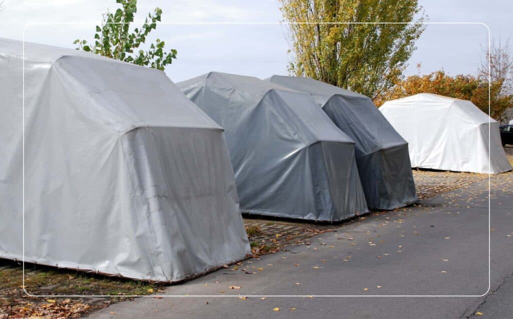 portable motorcycle cover tents 