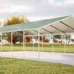 18x30 Boxed-Eave Roof Carport