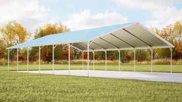 24x30 Boxed Eave Roof Carport