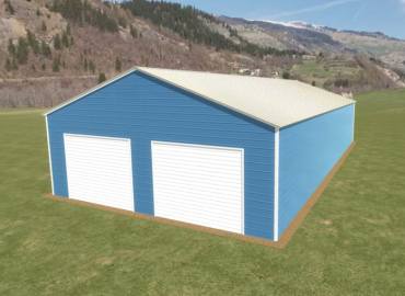 26x50 Vertical Roof Metal Garage Florida