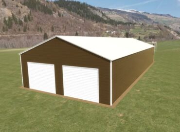 26x60 Vertical Roof Metal Garage Florida