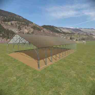 36x56 Vertical Roof Carport