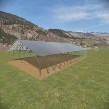 38x60 Vertical Roof Carport