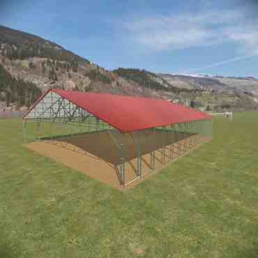 42x56 Vertical Roof Carport