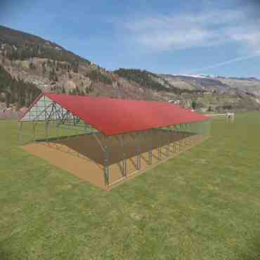 42x60 Vertical Roof Carport