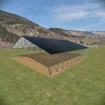 46x56 Vertical Roof Carport