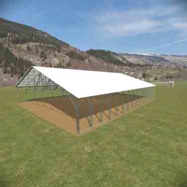 46x60 Vertical Roof Carport