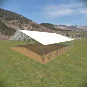 48x56 Vertical Roof Carport