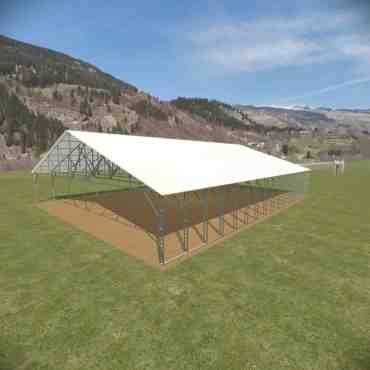 48x60 Vertical Roof Carport