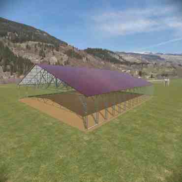 52x60 Vertical Roof Carport