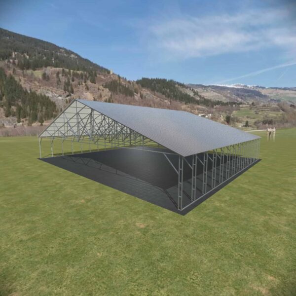 56x56 Vertical Roof Carport - Alan's Factory Outlet