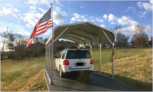 12x20 regular steel carport for sale