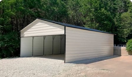 Boxed Eave Roof Carport