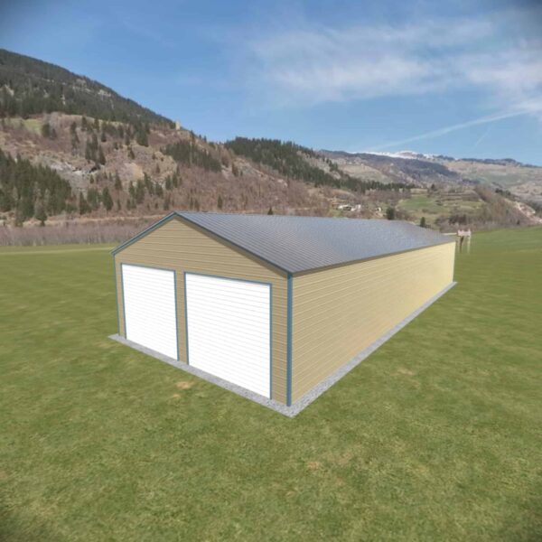 18x60 Vertical Roof Metal Garage North - Alan's Factory Outlet