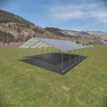 24x30 Vertical Roof Metal Carport