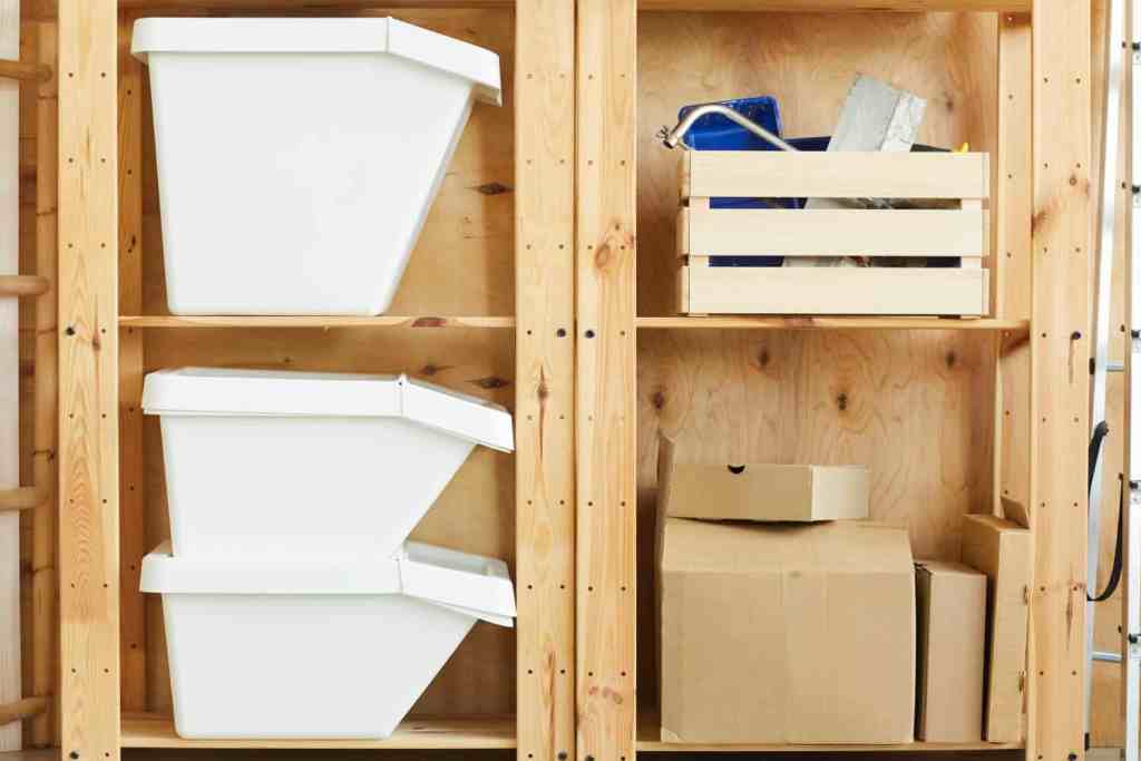 Garage storage bins.