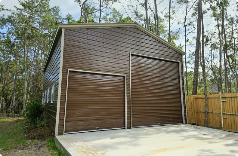 RV Vertical Metal Garage