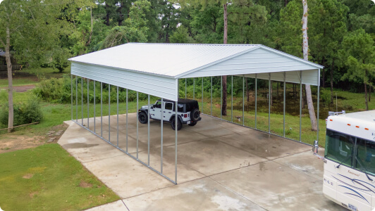 Durable Carport Certified for 170 MPH Winds