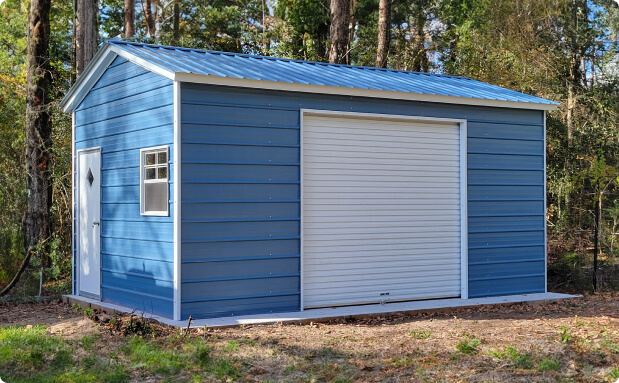 Vertical Metal Garage