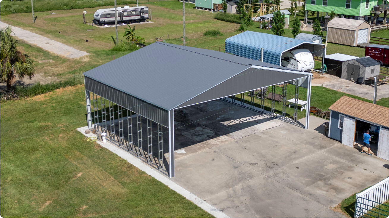 Triple Wide Carport