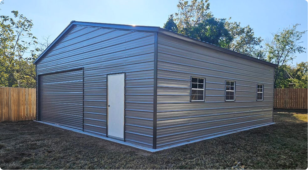 Vertical Metal Garage