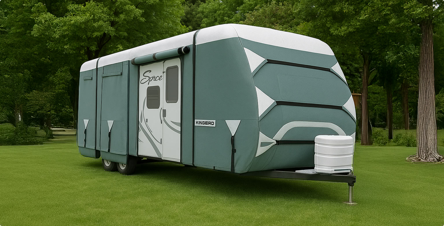 Heavy-duty RV cover