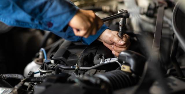 Performing an oil check to an RV after storage