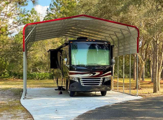 RV in storage