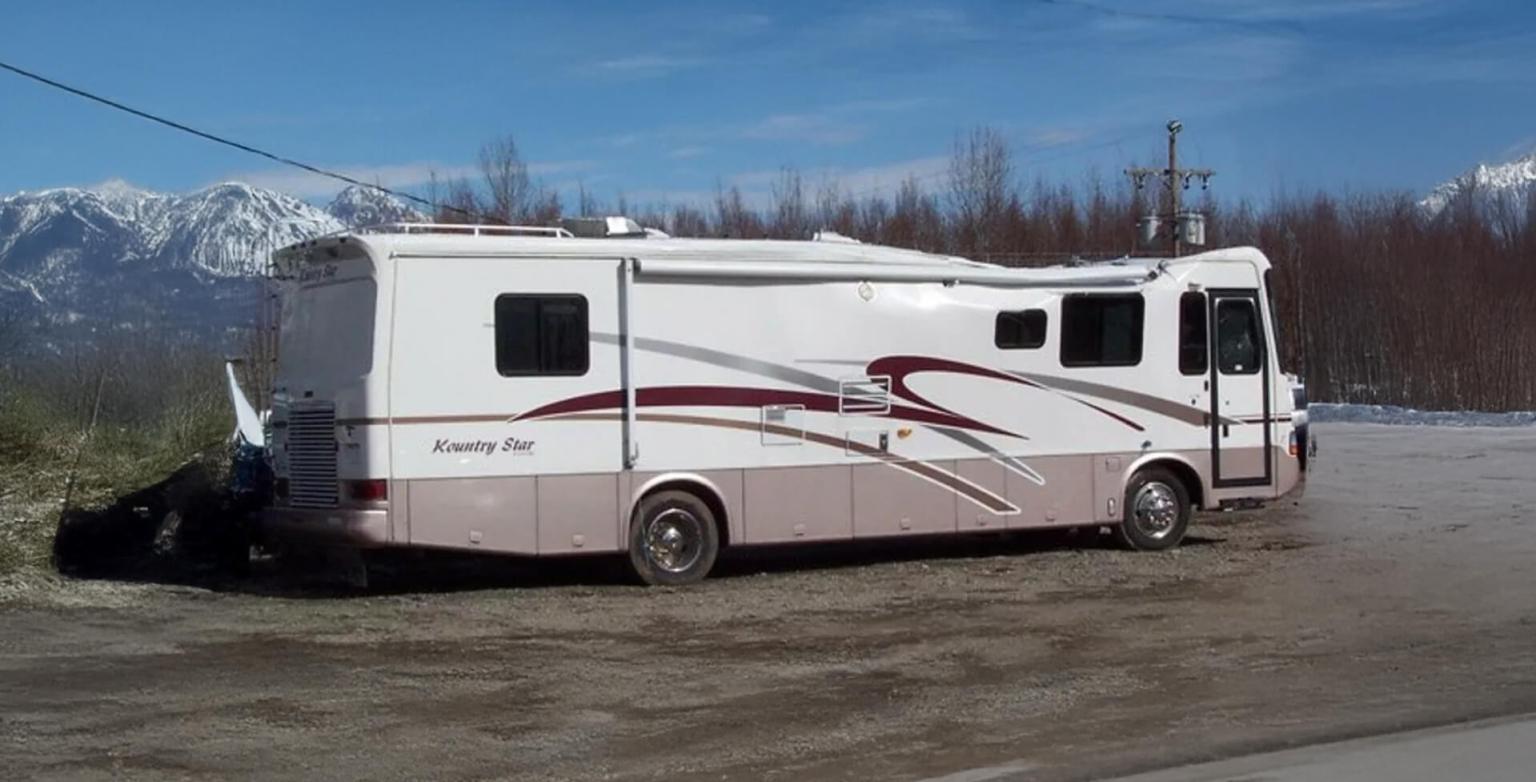 Caved in RV roof because of heavy snow while in RV winter storage