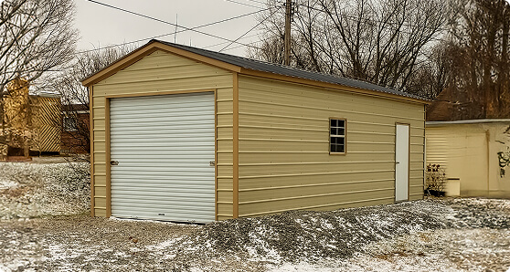 Vertical Metal Garage