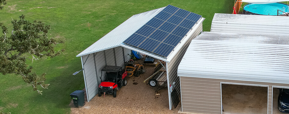 Boxed-Eave Roof Carport