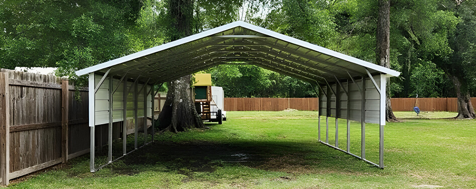 Boxed Eave Roof Carport