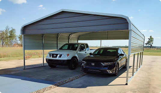 Multiple Vehicles Carport
