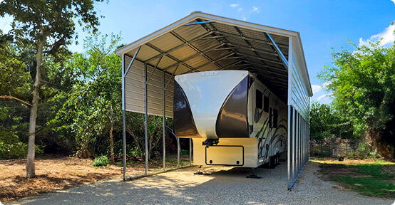 Vertical Roof Carport