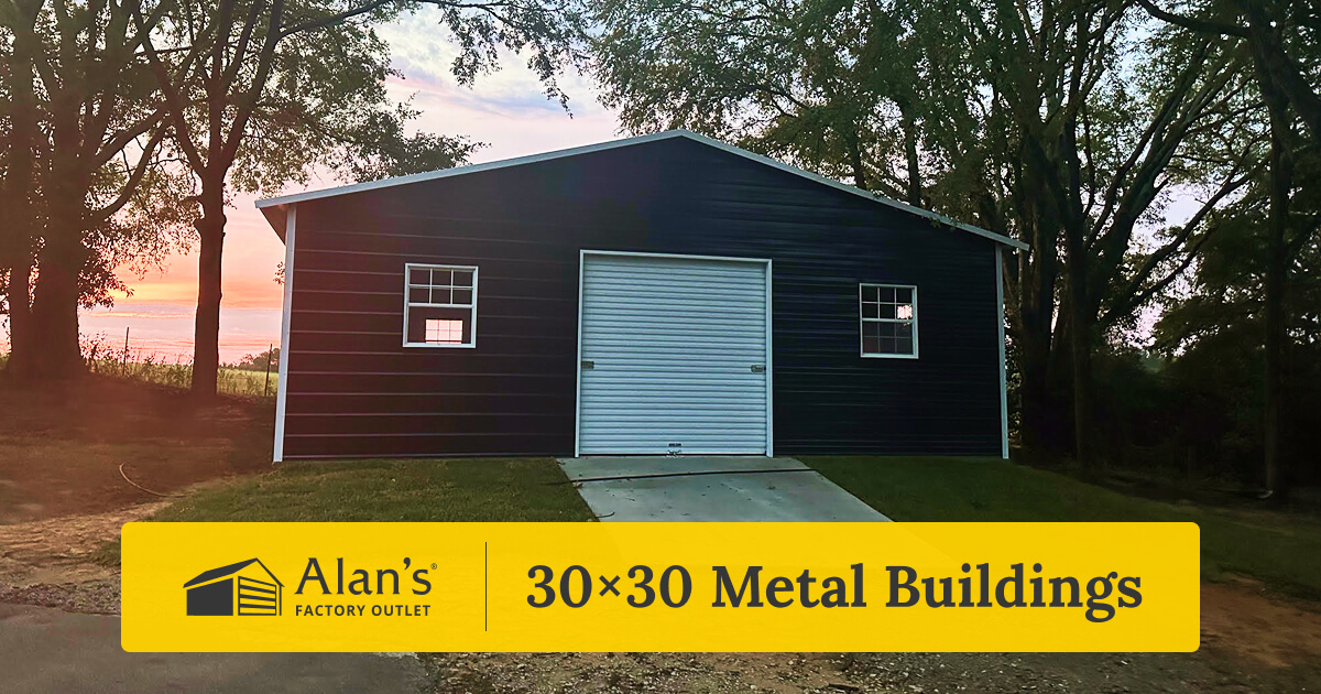 30x30 Metal Building With Slab Cost