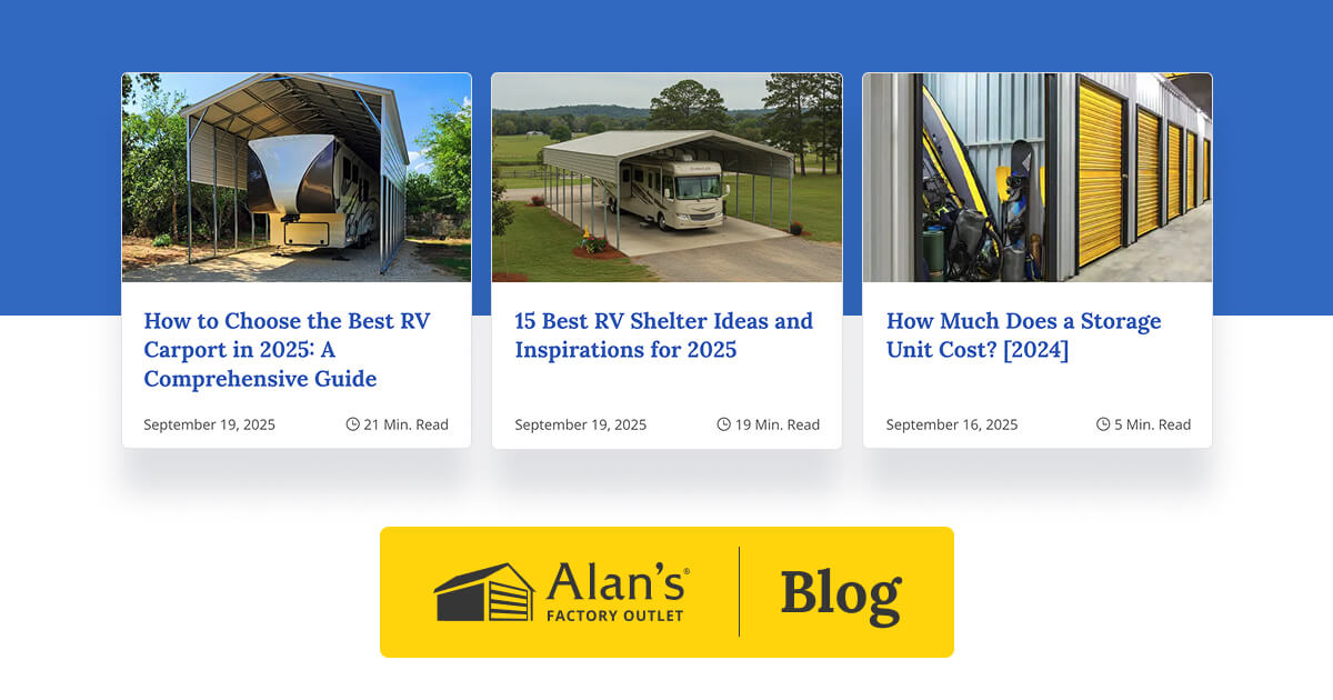 Alan's Factory Outlet Blog - Carports, Metal Garages and More