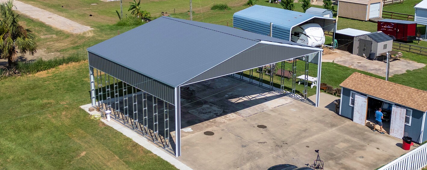 Large Metal Carport
