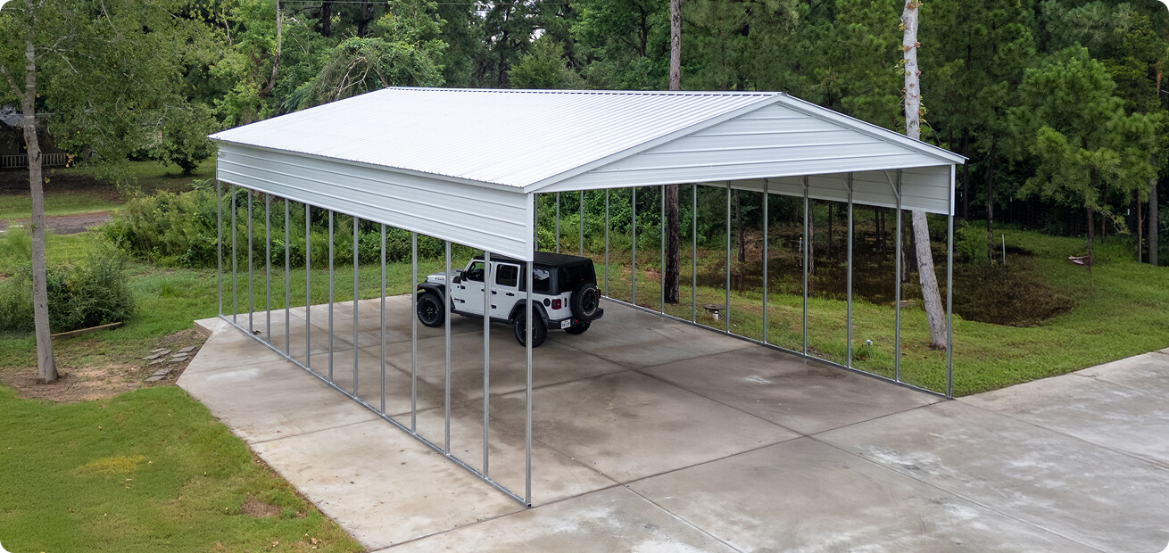 Large Metal Carport