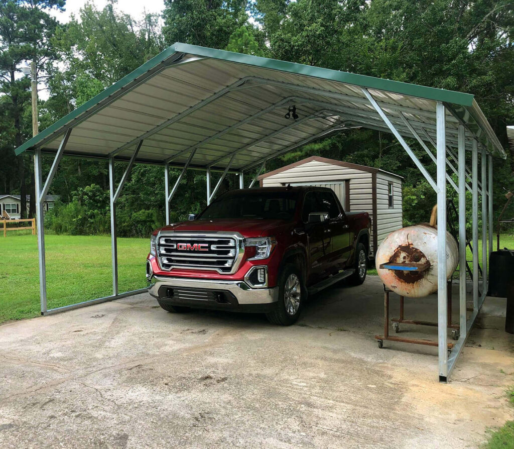 12x20 Boxed Eave Style Carport