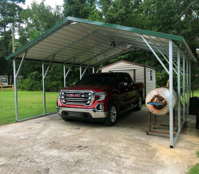12x20 Boxed Eave Style Carport