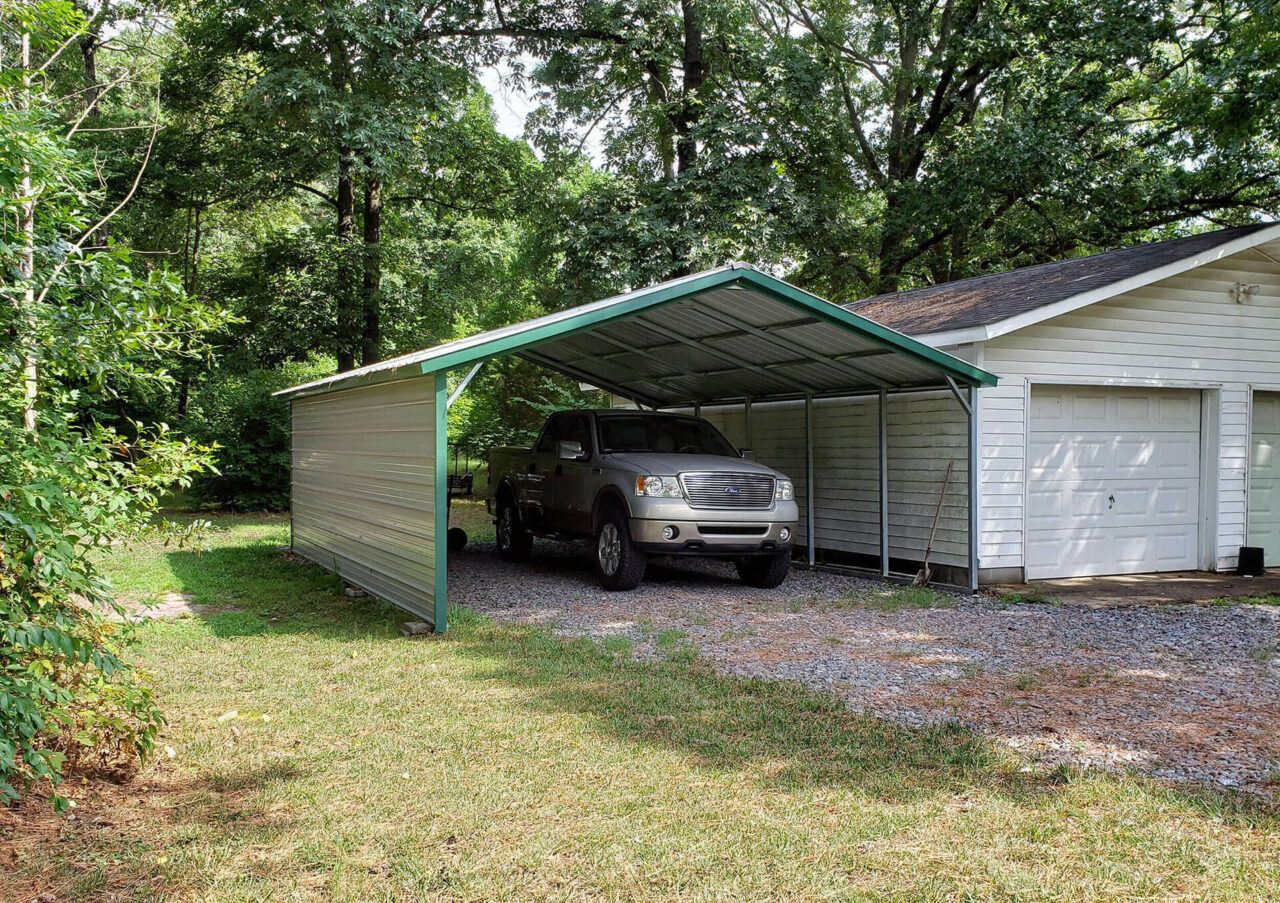 18x25 Vertical Carport
