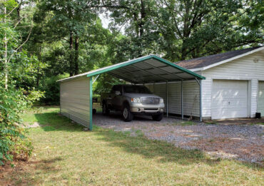 18x25 Vertical Roof Carport North