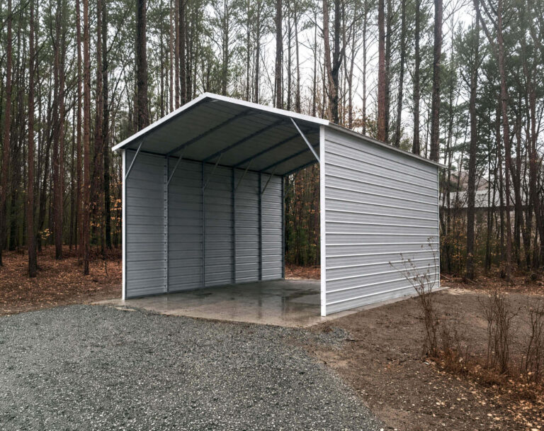 18x25 Vertical Carport